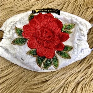 🌹White Lace Mask